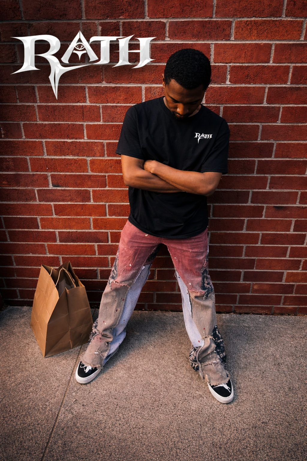 RATH ORIGIN 8 TEE - BLK