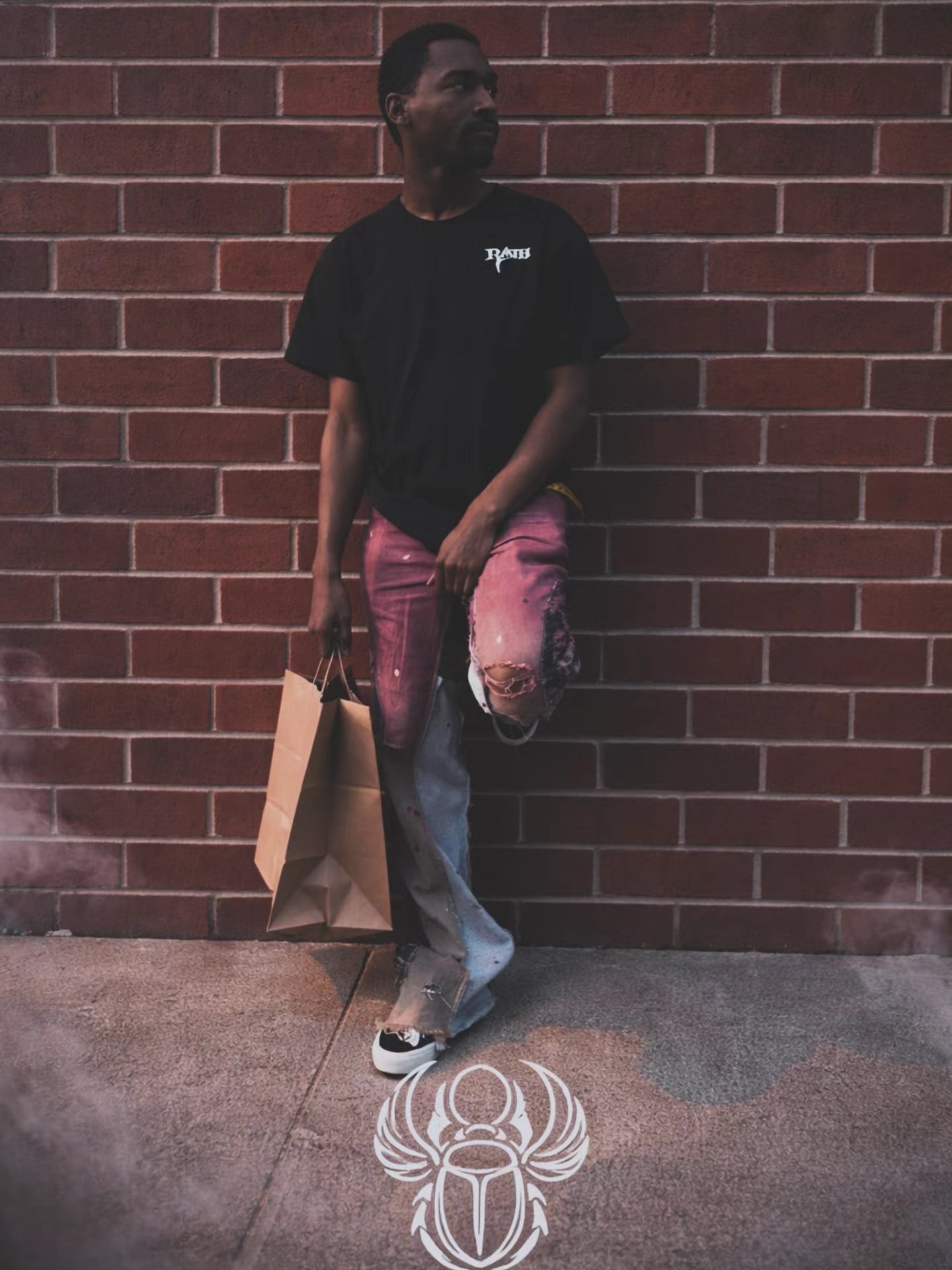 RATH ORIGIN 8 TEE - BLK