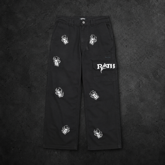 BLK SCARAB CARGO PANTS